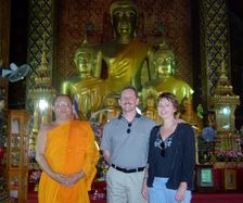 Budistisk tempel i Thailand